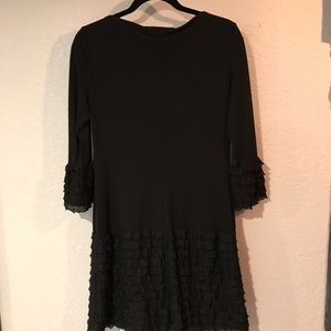 Donna Morgan Black ruffle Women’s Dress